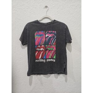 Zara girls Rolling‎ Stones tee